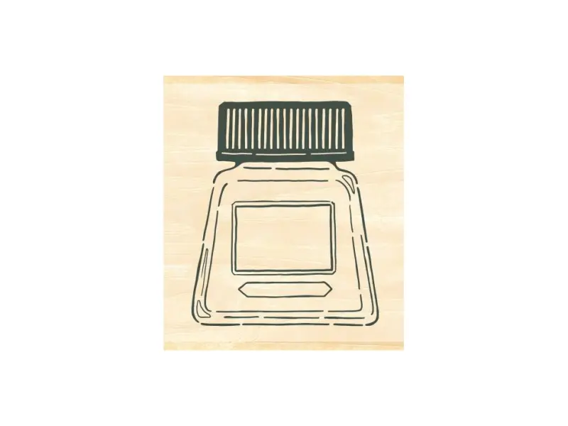 Beverly Rubber Stamp - Ink Bottle