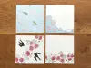 4Legs Memo Paper Set 98 Sheets - Wild Birds