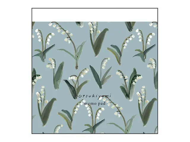 EL COMMUN Square Memo Pad - Lily Of The Valley
