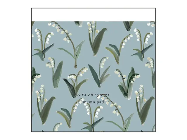 EL COMMUN Square Memo Pad - Lily Of The Valley