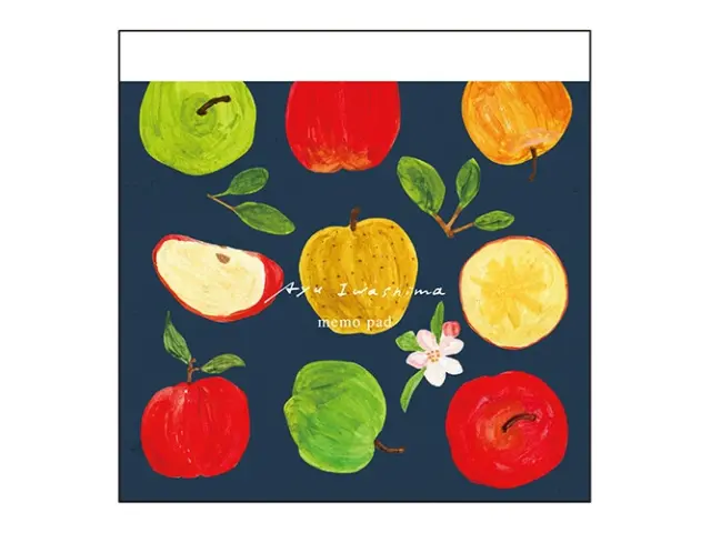 EL COMMUN Square Memo Pad - Apple
