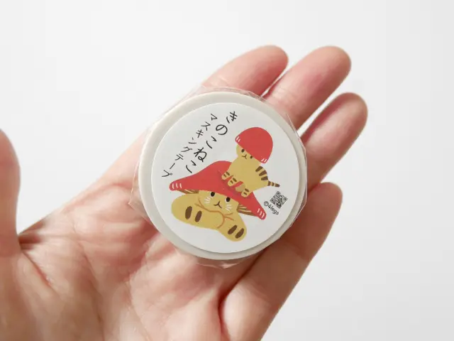 4Legs Washi Tape - Mushroom Cat