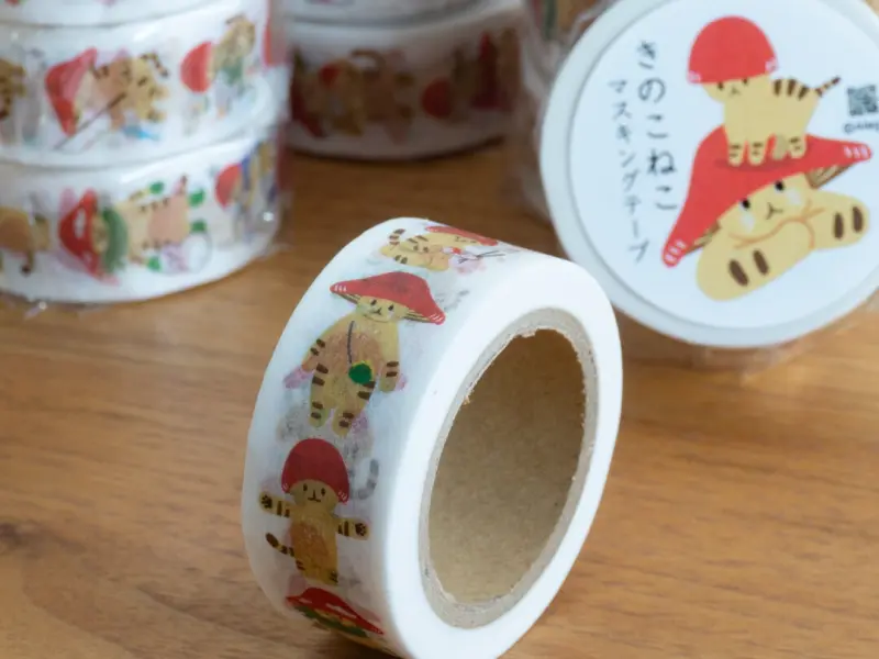 4Legs Washi Tape - Mushroom Cat