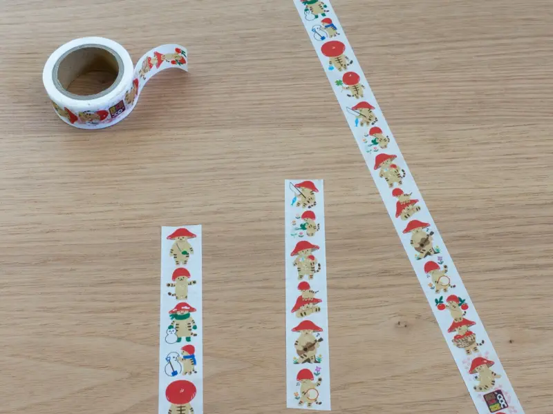 4Legs Washi Tape - Mushroom Cat