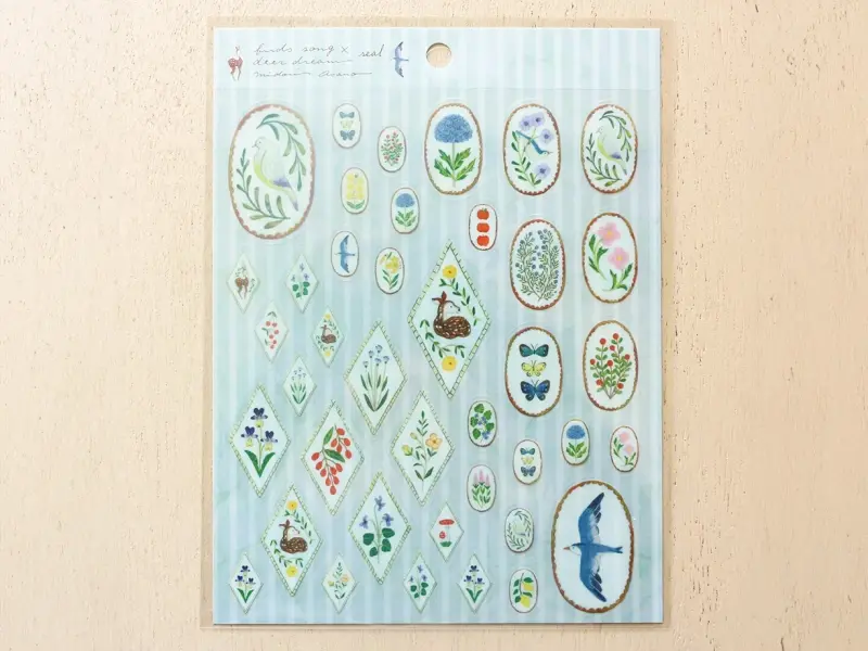 Cozyca x Midori Asano Clear Stickers - Deer Dream