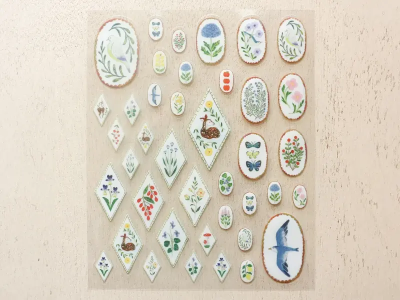 Cozyca x Midori Asano Clear Stickers - Deer Dream