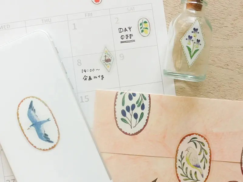 Cozyca x Midori Asano Clear Stickers - Deer Dream