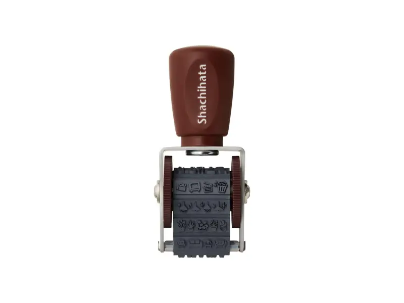 Shachihata Rotating Decoration Stamp Mini - Home