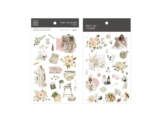 MU Print-On Transfer Stickers 244 - Self Care