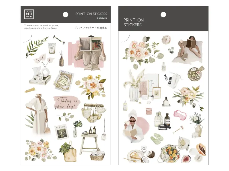 MU Print-On Transfer Stickers 244 - Self Care