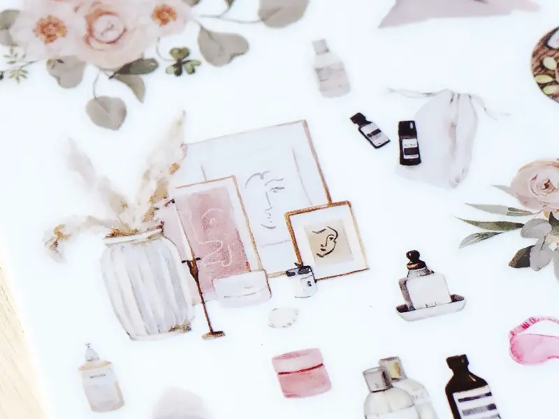 MU Print-On Transfer Stickers 244 - Self Care