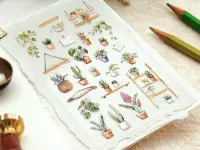 MU Pop-Up Sticker Houseplants - No.1