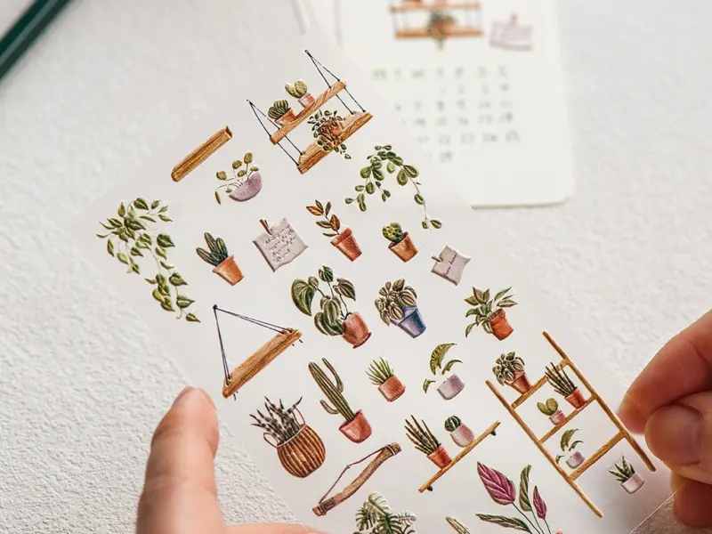 MU Pop-Up Sticker Houseplants - No.1