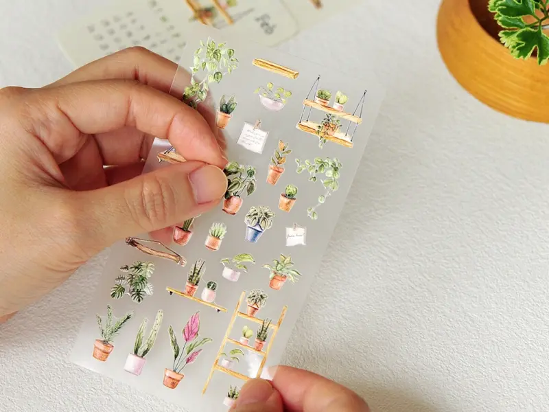 MU Pop-Up Sticker Houseplants - No.1