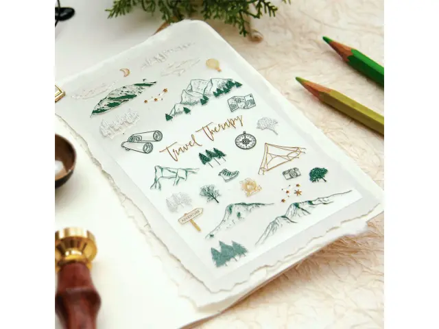 MU Pop-Up Sticker Mountains - No.8