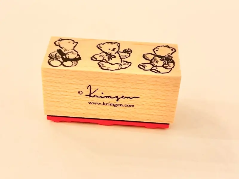 Krimgen Rubber Stamp No.234 - Three Bears