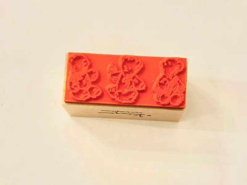 Krimgen Rubber Stamp No.234 - Three Bears