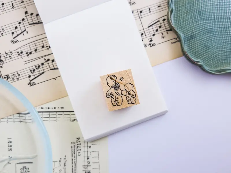 Krimgen Rubber Stamp No.73 - Two Bears