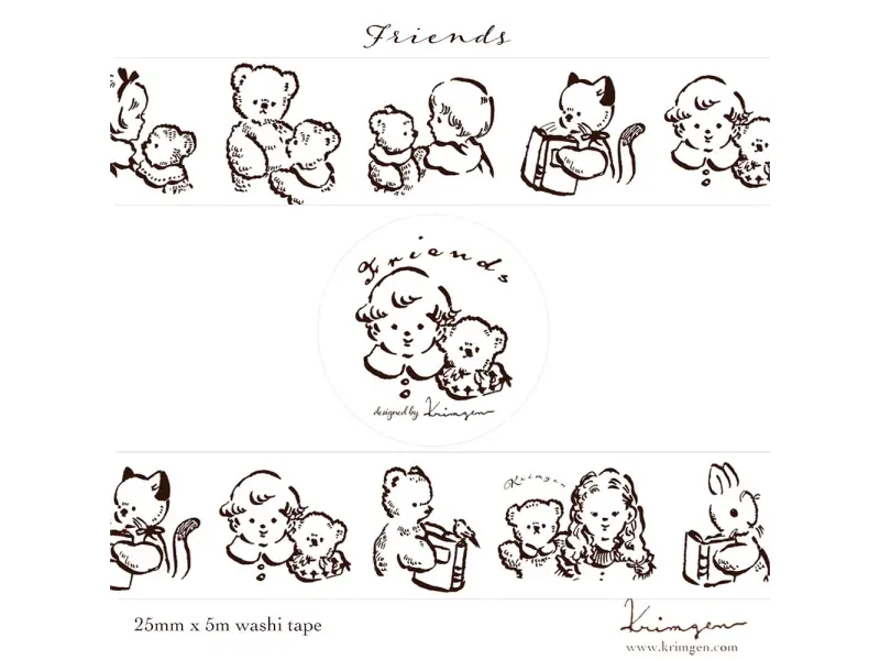 Krimgen Washi Tape - Friends