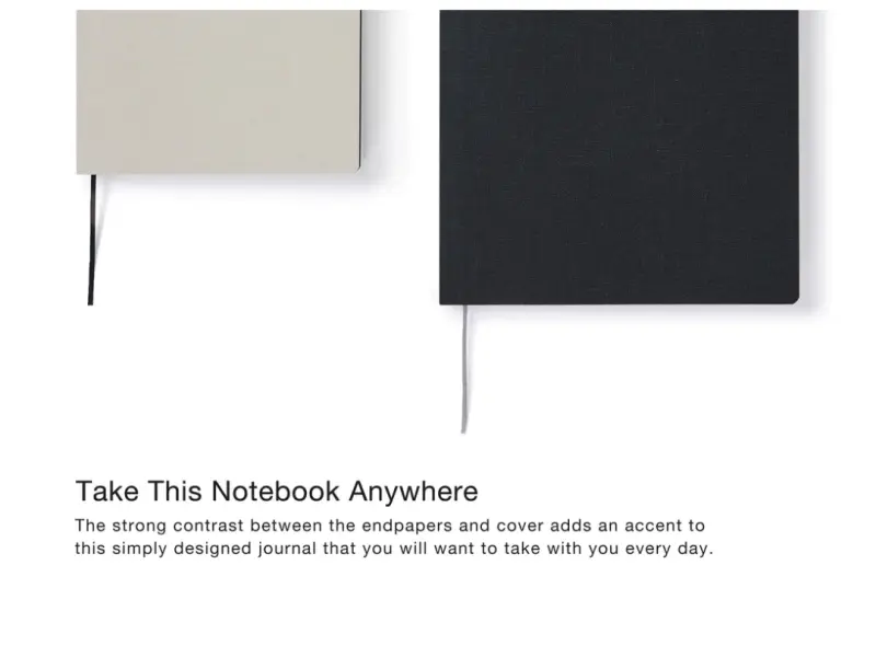 ITO BINDERY Notebook Gray A6 - Blank