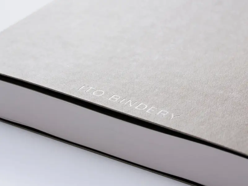 ITO BINDERY Notebook Gray A6 - Blank