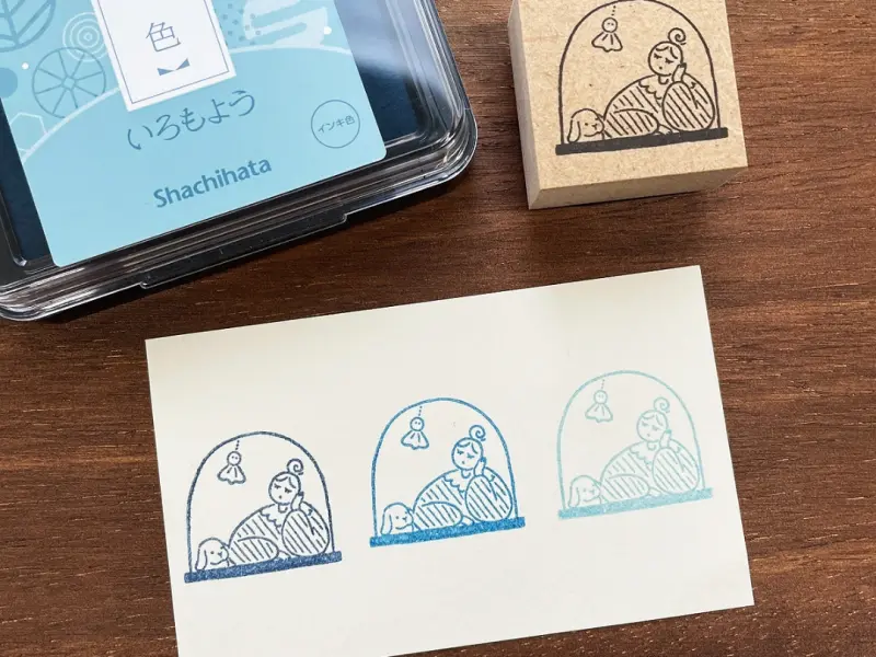 Stamp Marche Girl Rubber Stamp - Teru Teru Bozu