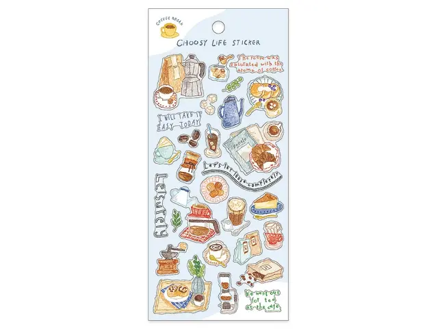 Mindwave Choosy Life Stickers - Coffee Break