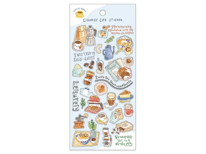 Mindwave Choosy Life Stickers - Coffee Break