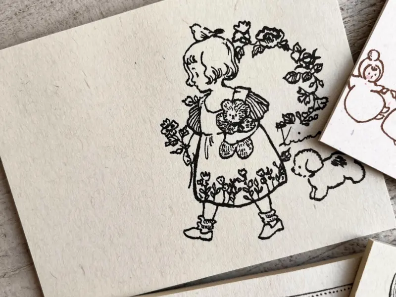 Krimgen Notepad - Girl And Puppy