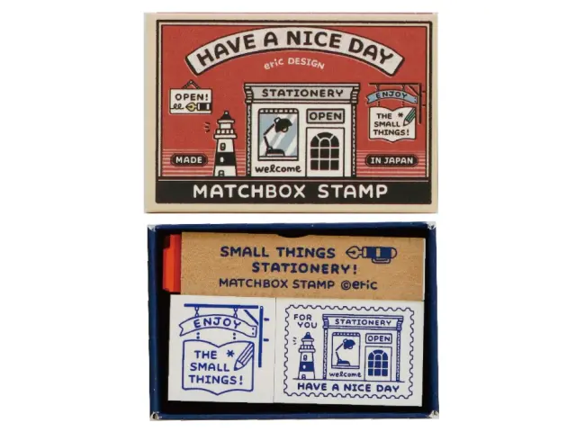 SANBY x Eric Matchbox Stamp Set - Stationery Store