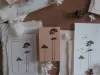 Pre-Order Jeenzaa Zoey Rubber Stamp Falling Tree - Group Of Trees