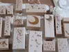 Jeenzaa Zoey Rubber Stamp Moon Shadow - Falling Petals