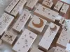 Jeenzaa Zoey Rubber Stamp Moon Shadow - Falling Petals