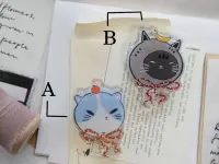 Kurukynki Acrylic Paper Clips - Cat
