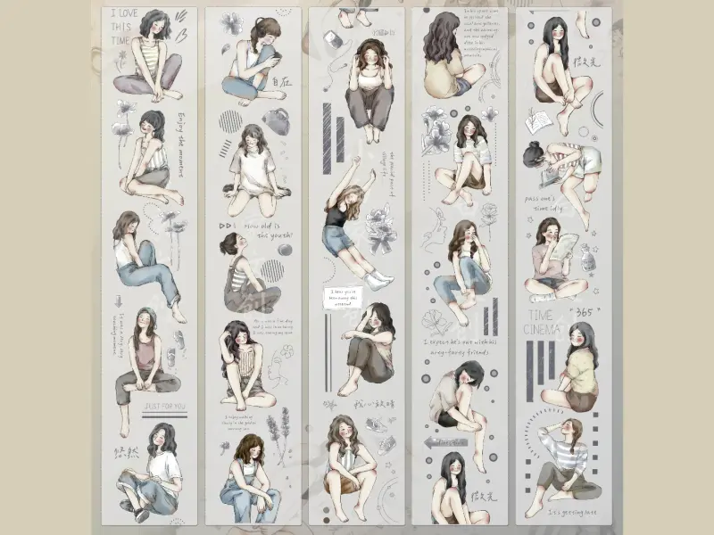 Xiaobaijia Clear PET Tape - Long Summer