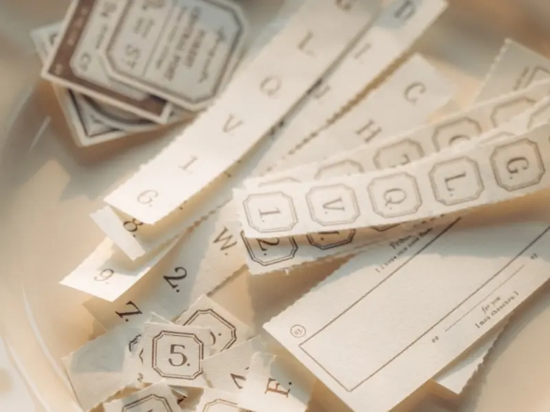 OURS Letterpress Book - Letters (No Frame)