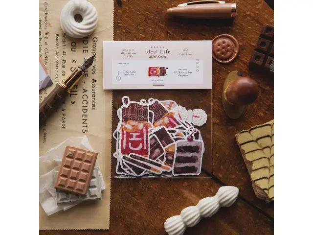 OURS Sticker Flakes - Chocolate