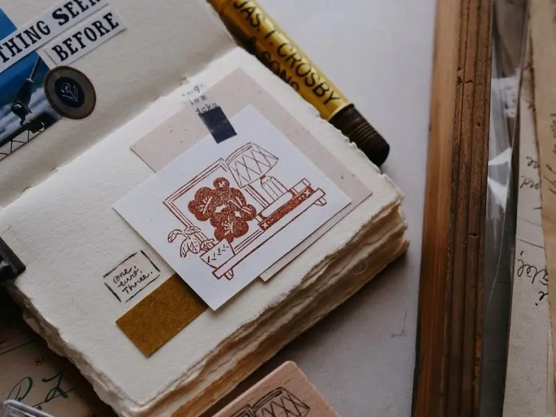 OURS On the Wall Rubber Stamp