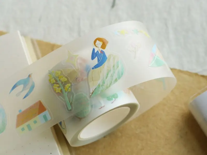 Teayou Kiss-Cut PET Tape - Amelie's Day Trip