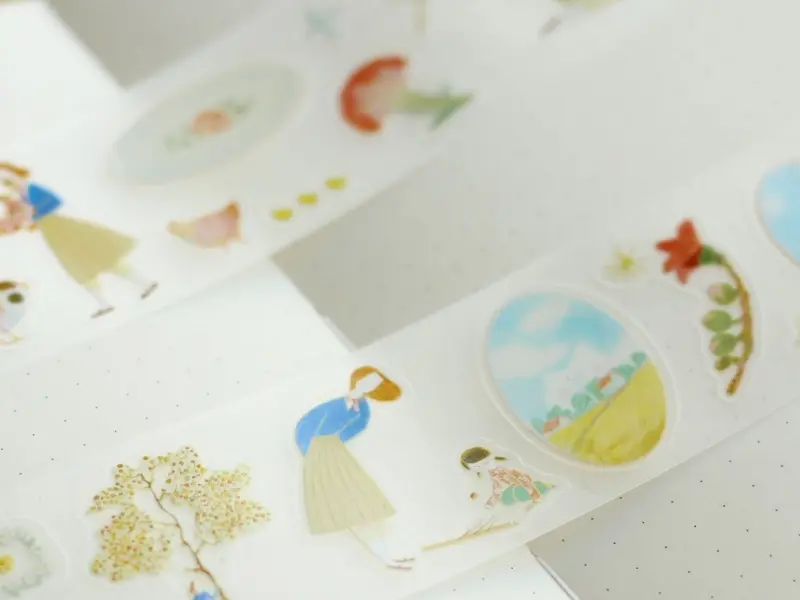 Teayou Kiss-Cut PET Tape - Amelie's Day Trip