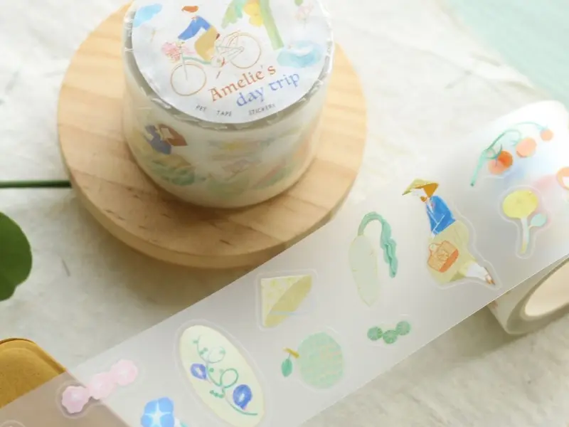 Teayou Kiss-Cut PET Tape - Amelie's Day Trip