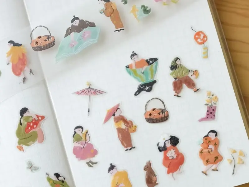 Teayou Kiss-Cut PET Tape - Autumn Fairies