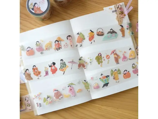 Teayou Kiss-Cut PET Tape - Autumn Fairies