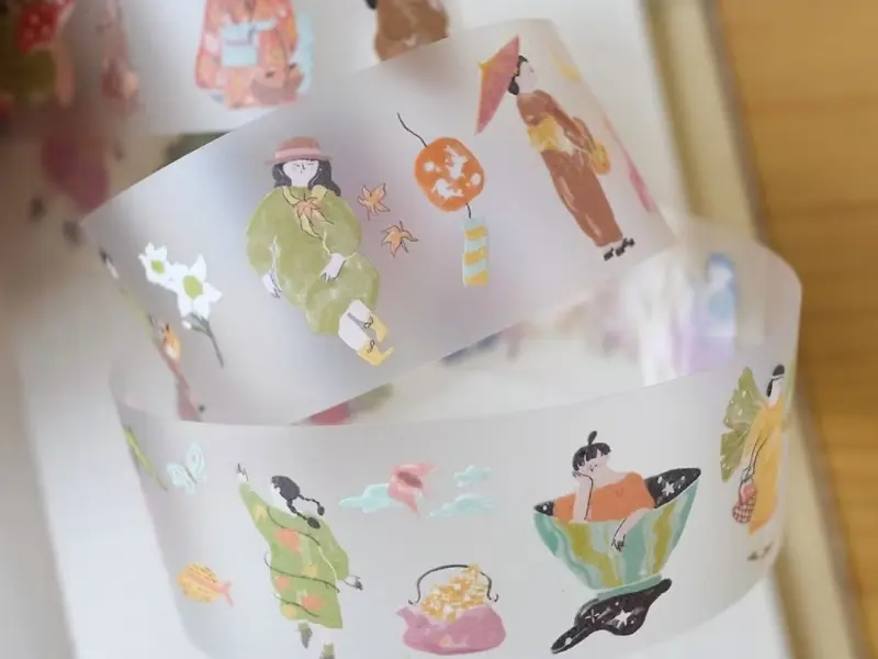 Teayou Kiss-Cut PET Tape - Autumn Fairies