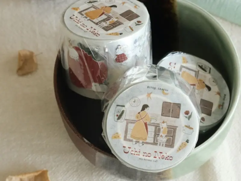 Teayou Kiss-Cut PET Tape - Uchi no Neko