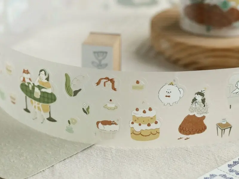 Teayou Kiss-Cut PET Tape - Uchi no Wanchan
