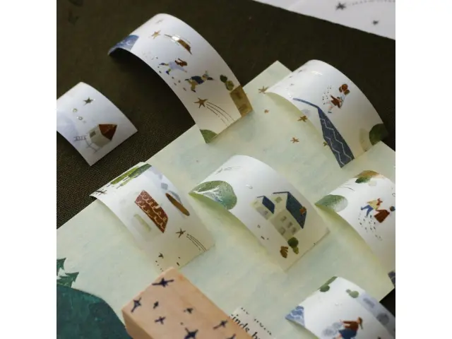 Teayou Gold Foil Washi Tape - My Village