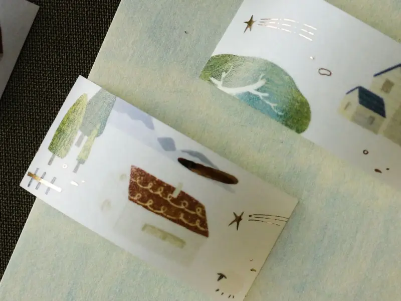 Teayou Gold Foil Washi Tape - My Village