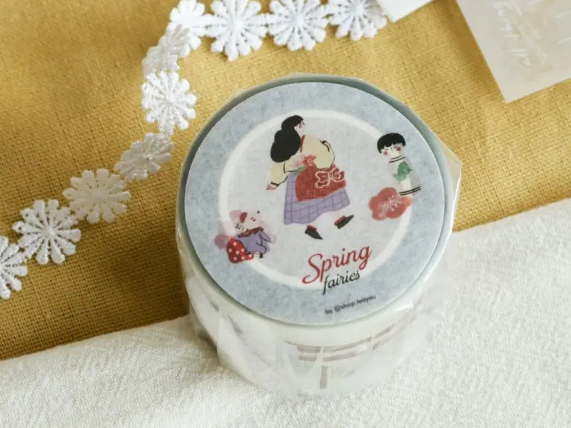 Teayou Matte PET Tape - Spring Fairies