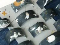 Teayou Gold Foil Washi Tape - Starry Night